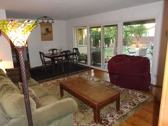 Living room, dining area.