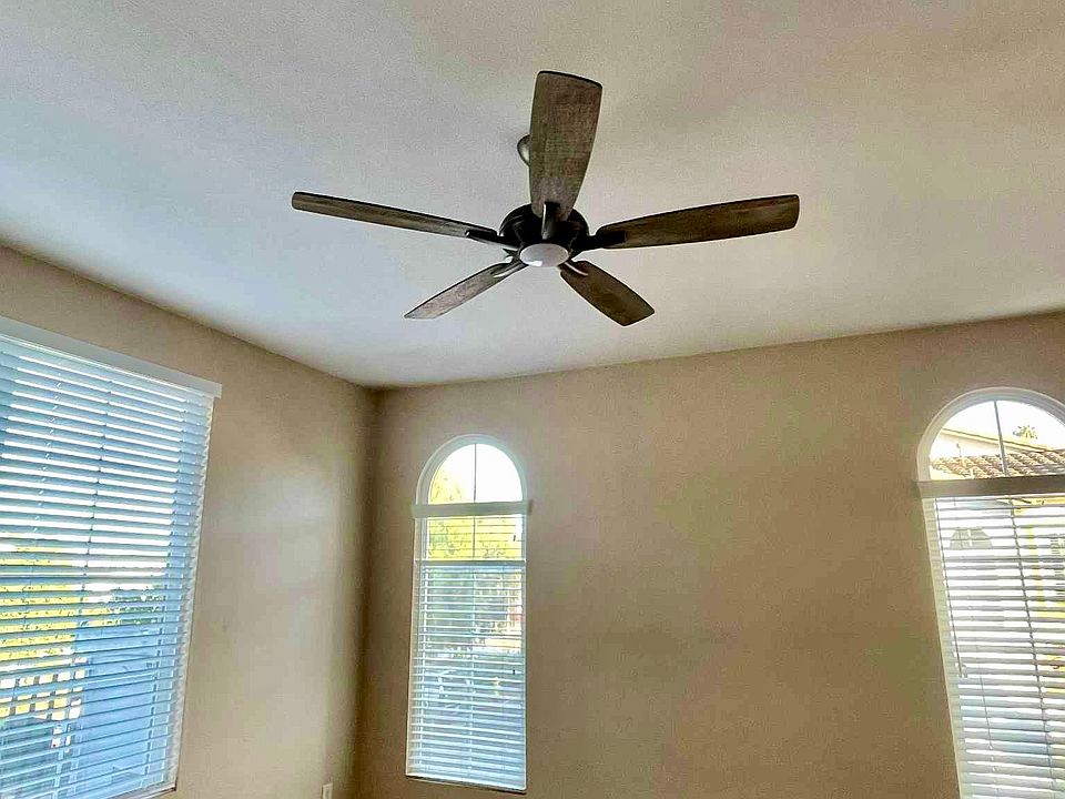 New ceiling fan in the living room