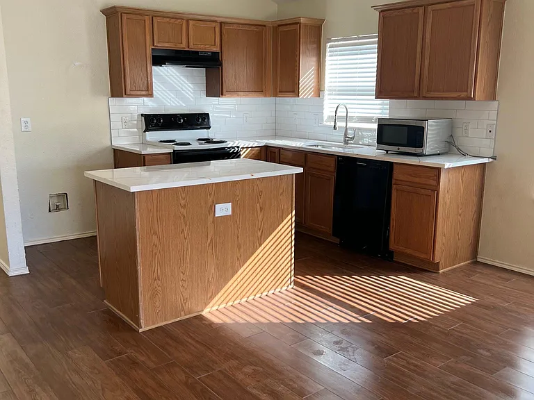 Kitchen view from Living Room