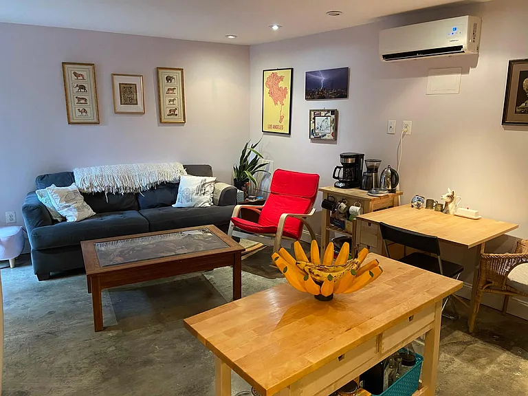 living room with furniture