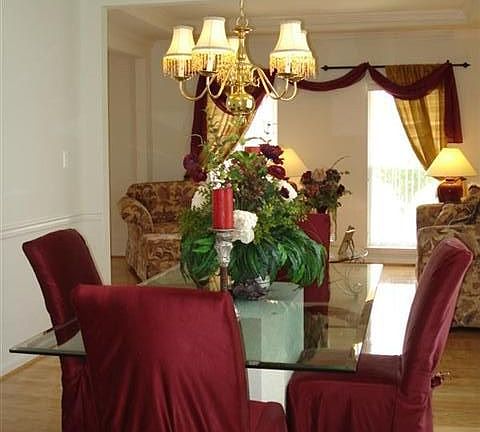 Dining Room with Trey Ceiling