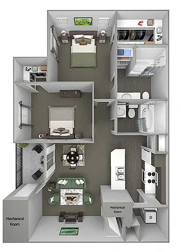 Floor plan B2 (The Arapahoe)