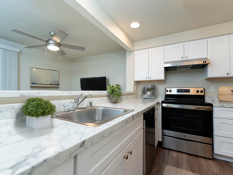 Experience culinary excellence in this stylishly designed kitchen.