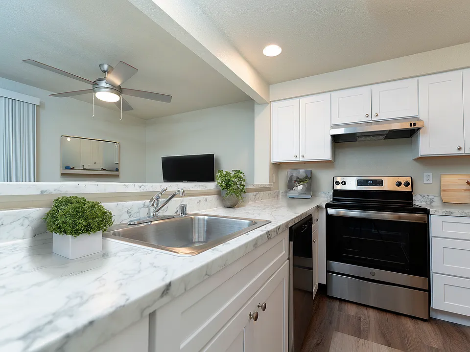Experience culinary excellence in this stylishly designed kitchen.