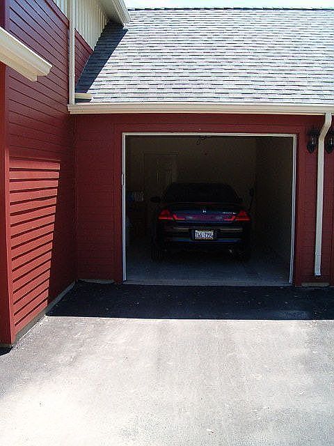Attached garage