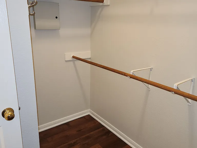 Master bedroom large walk-in closet