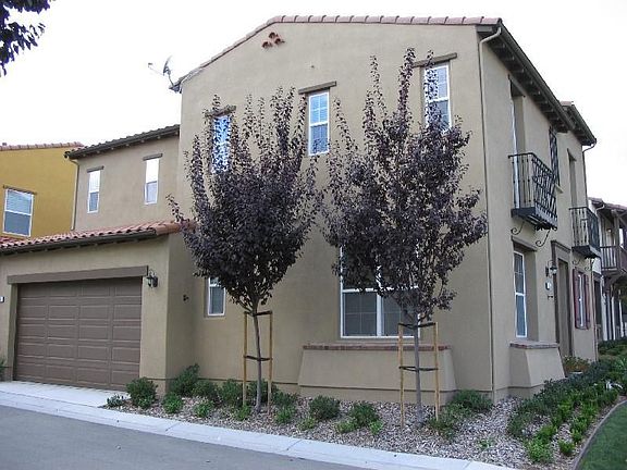 Side View of Home with 2-Car Garage