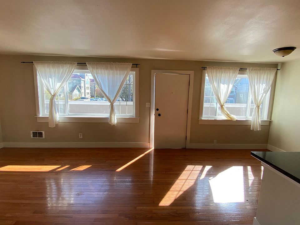 Living room with city view