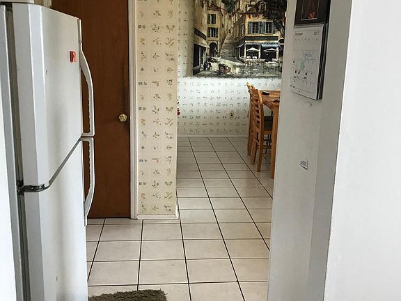 Looking into kitchen from hallway 