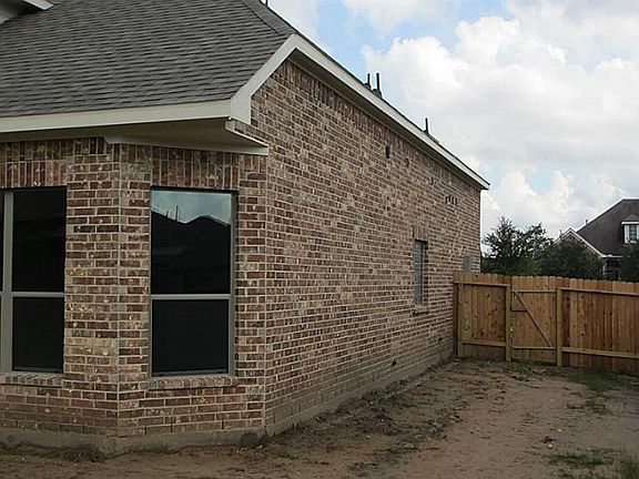 Very large backyard area