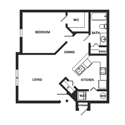 Floor plan Haven - Deluxe