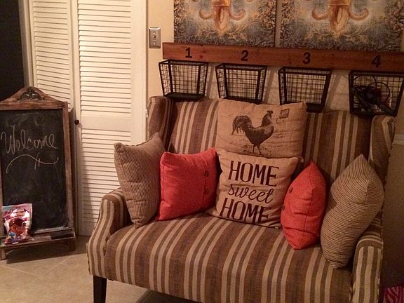 Sitting area in kitchen