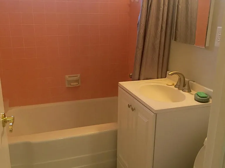 Bathroom shower and bath tub