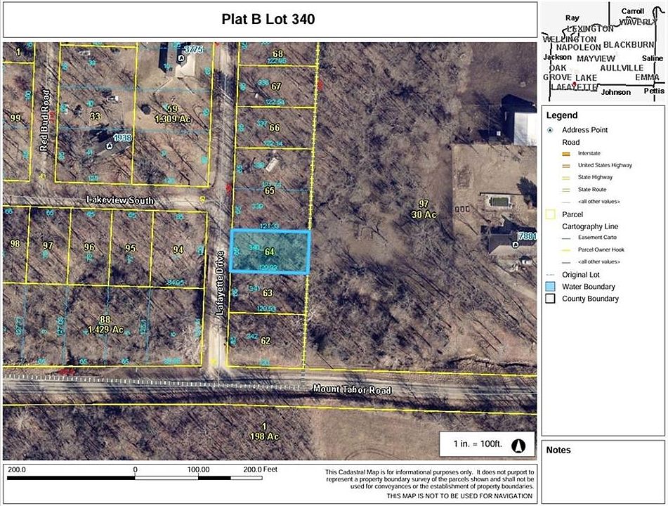 1st image of Plat B Lafayette Dr Lot 340