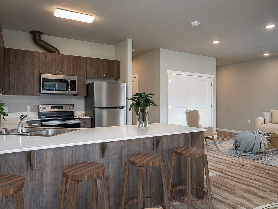 Two Bedroom Kitchen and Living Room