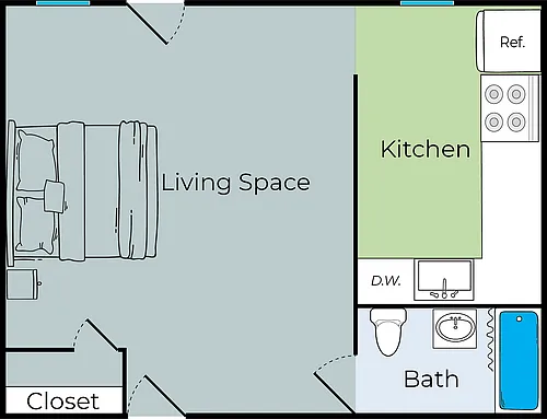 Floor plan The Addington