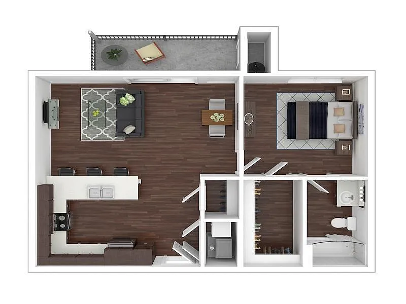 Floor plan 1B