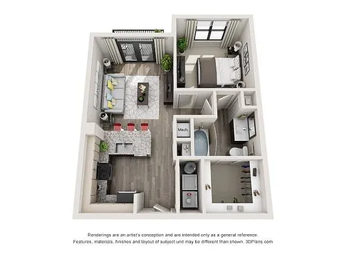 Floor plan a1b
