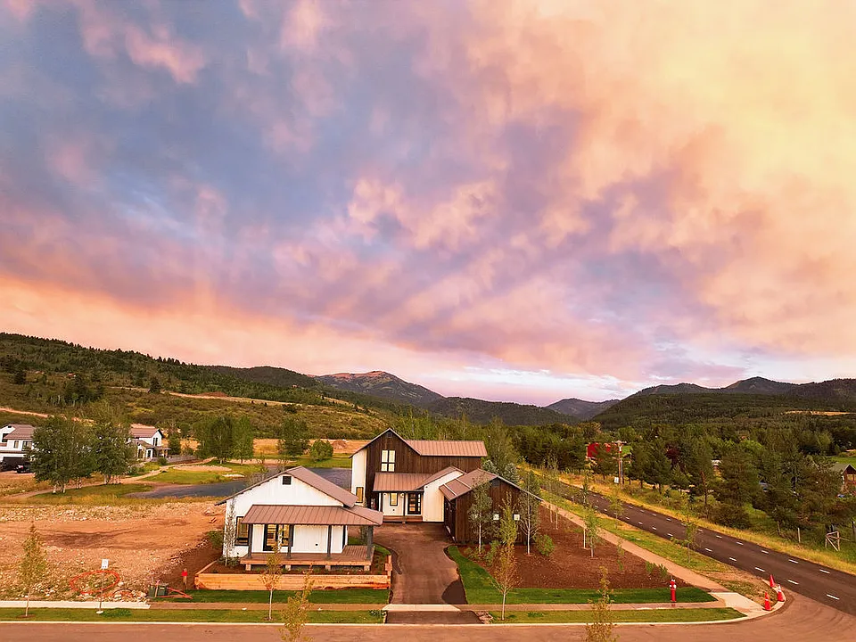 West Elevation at Sunset
