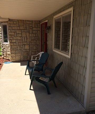 Front porch, main entrance