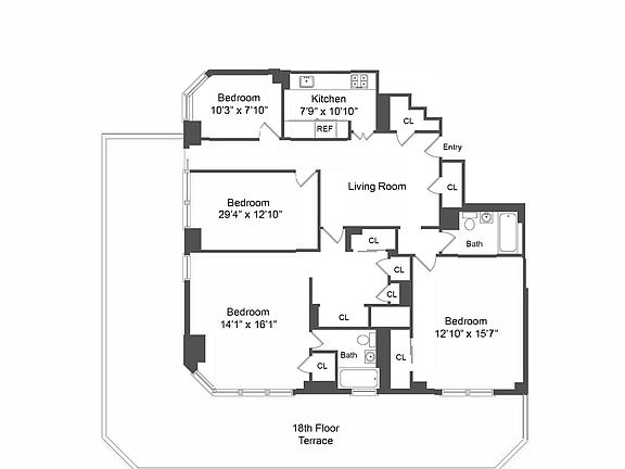 2nd image of 300 E 46th St APT 18C