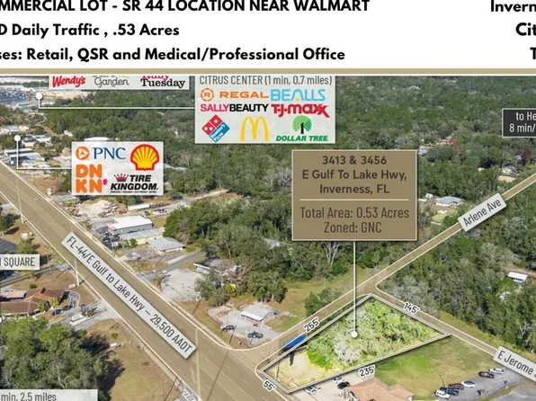 3413 & 3456 E Gulf To Lake Hwy, Inverness, FL 34453