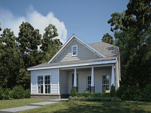 Decatur front exterior rendering at a Meritage Homes community in Gulfport, MS.