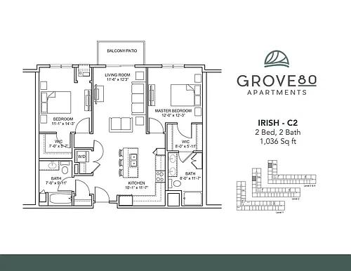 Floor plan Irish - C2