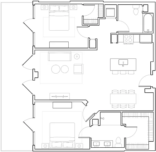 Floor plan QUBE ONE
