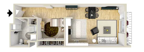Floor plan Gallery B