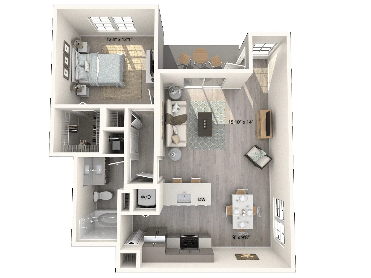 Floor plan A1C