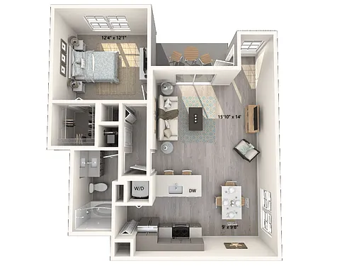 Floor plan A1C