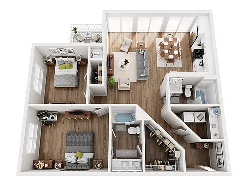 Floor plan Rainier VI