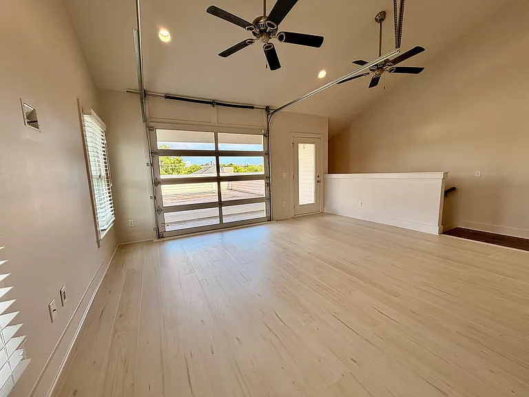 Fun space with vaulted ceilings