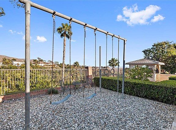 Separate children's play area with forever views.