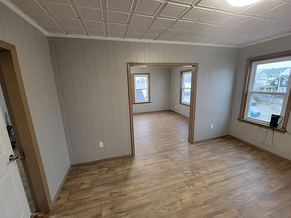 Dining room with view of living room