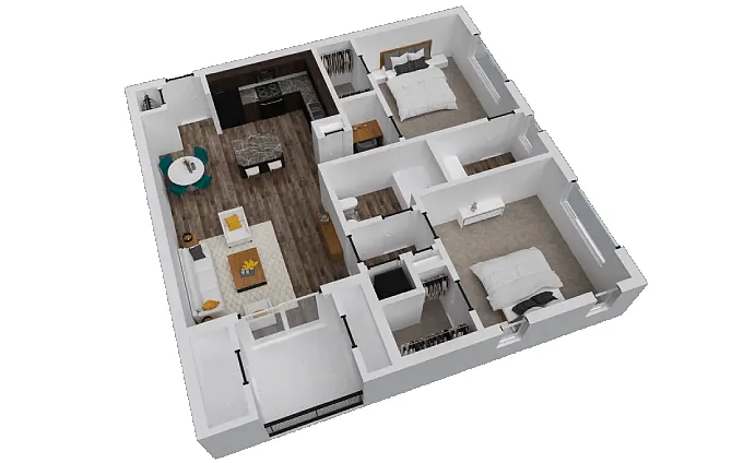 Floor plan B1