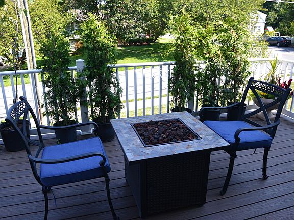 Deck is accessed from main level.