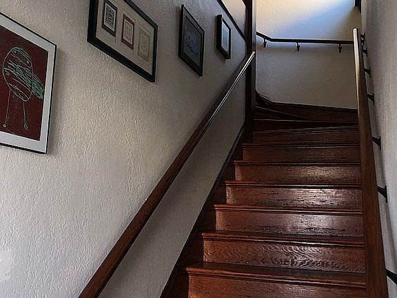 Stairs to Top Floor Unit