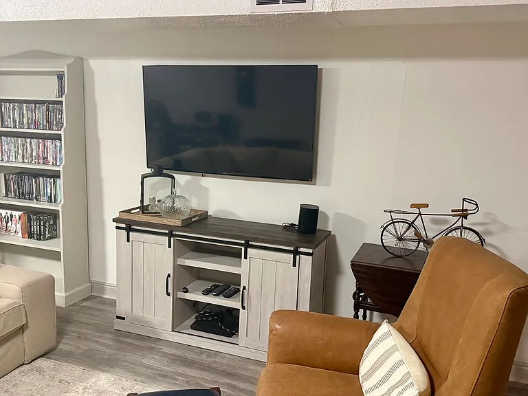 Basement living room