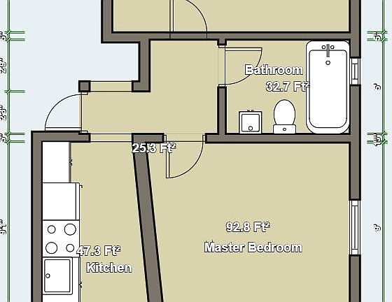 Apt 1 - Floorplan