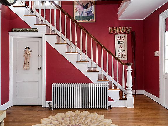 Lobby entrance to private upstairs unit.
