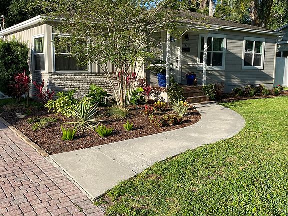 Fresh landscaping