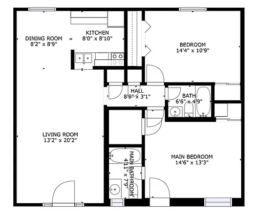 Floor plan B1