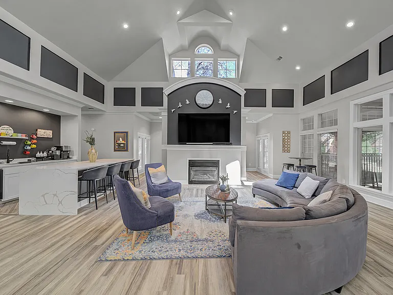 Check out our modern clubhouse space