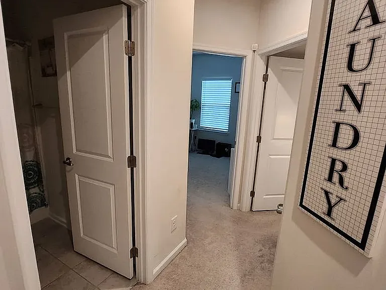 Having a laundry room on the same floor as the bedrooms is a highly desirable feature because it simplifies the process of transporting laundry to and from bedrooms, making it more convenient for household members to manage dirty and clean clothes