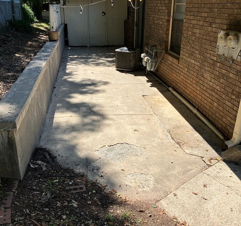 BACK PATIO & STORAGE