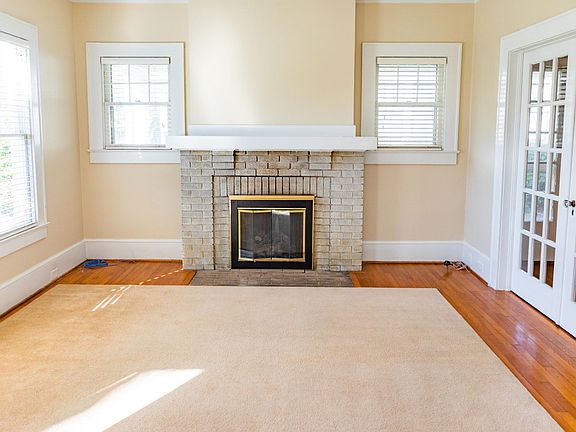 Family room with French doors into the dining room