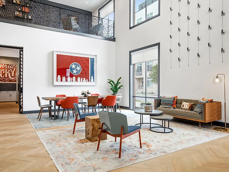 Welcoming Leasing Lobby