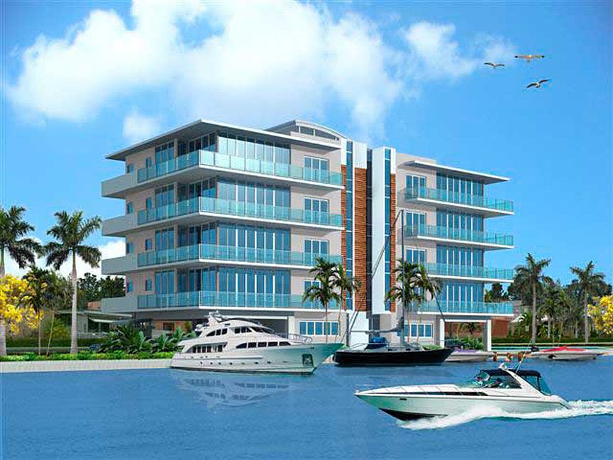 Intracoastal side of Bldg.